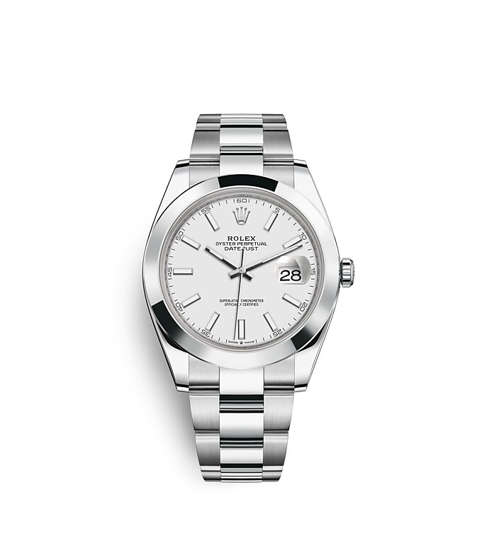 Rolex oyster on sale perpetual bianco